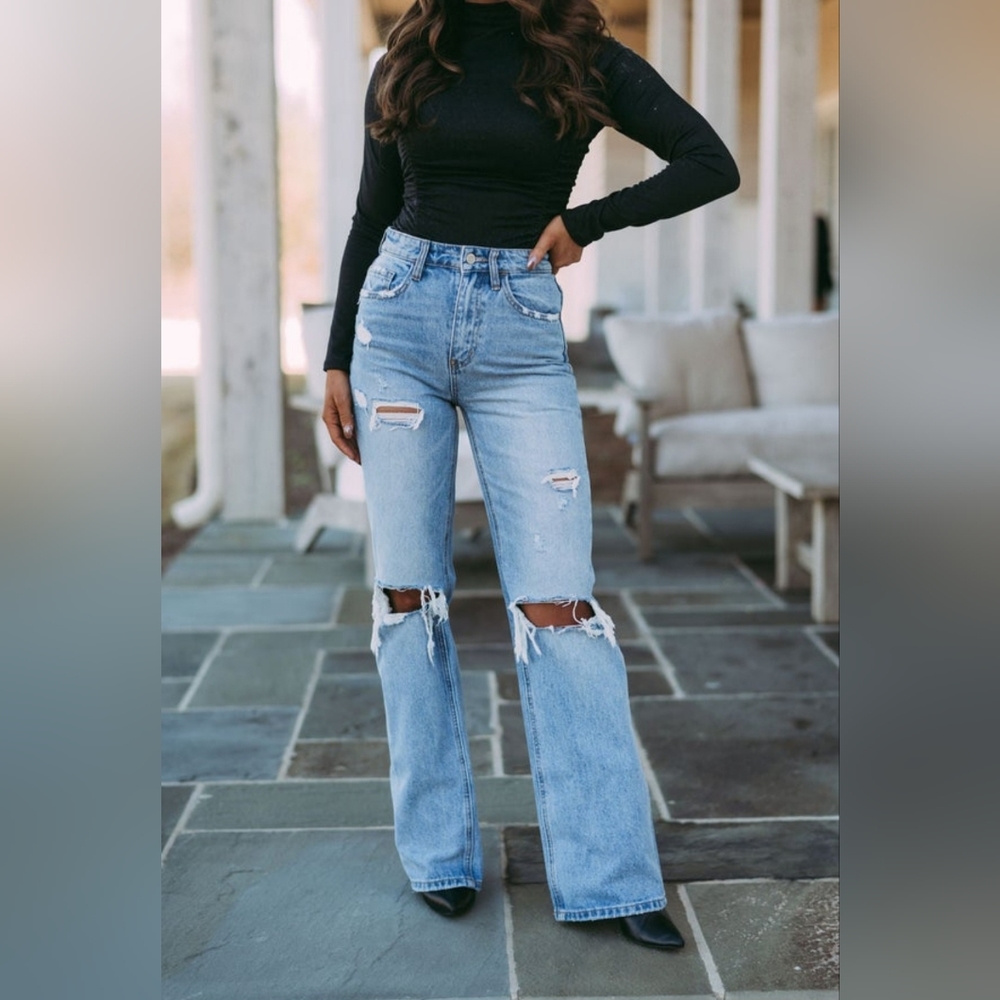 Flying Monkey 90's Vintage Rigid Flare Jeans